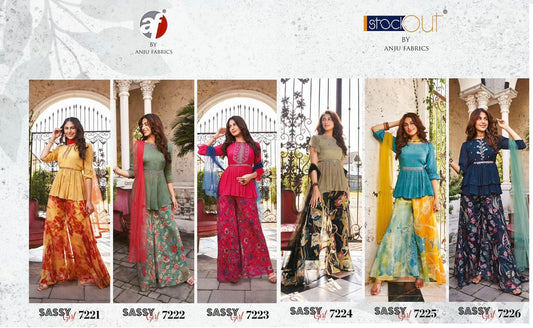 Sassy Girl Vol 3 Af Chinon Readymade Plazzo Style Suits