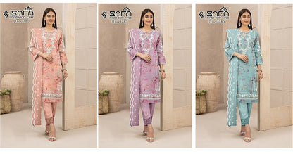 Sf 1180 Safa Fashion Fab Georgette Pakistani Readymade Suits