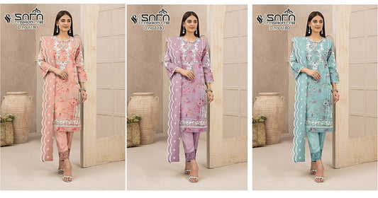 Sf 1180 Safa Fashion Fab Georgette Pakistani Readymade Suits