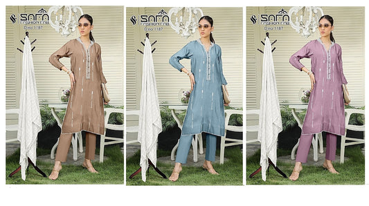Sf 1187 Safa Fashion Fab Pakistani Readymade Suits