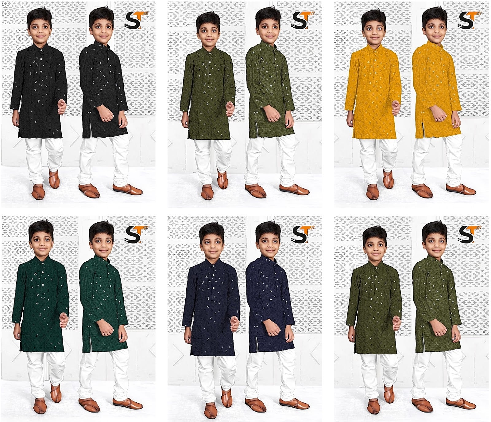 Shaadi Special Salas Boys Kurta Pyjama
