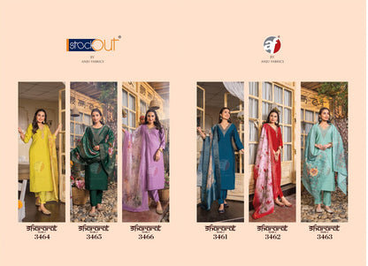Shararat Vol 5 Af Viscose Modal Readymade Pant Style Suits