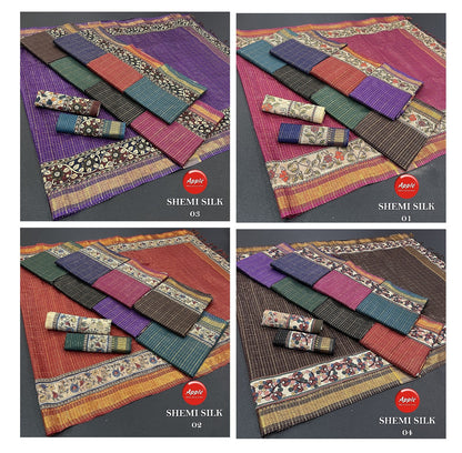 Shemi Silk-1-2-3-4 Apple Sarees