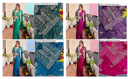 Special-77 With Koti Hirva Dola Silk Sarees