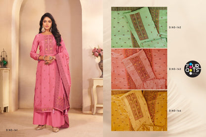 A Star Four Dots Plazzo Style Suits