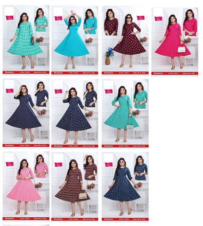 Subkala Zoya Anarkali Kurtis