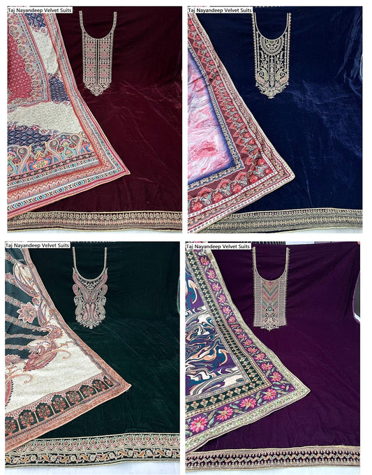 Taj Nayandeep Velvet Suits