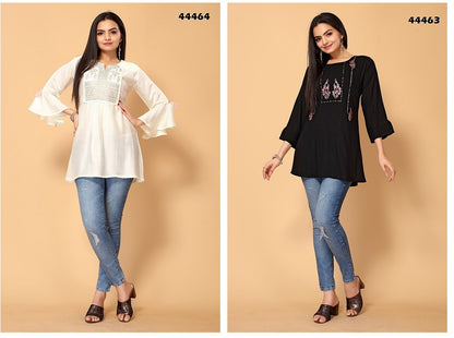 Tarini Vol 6 Mahotsav Rayon Stylish Tops