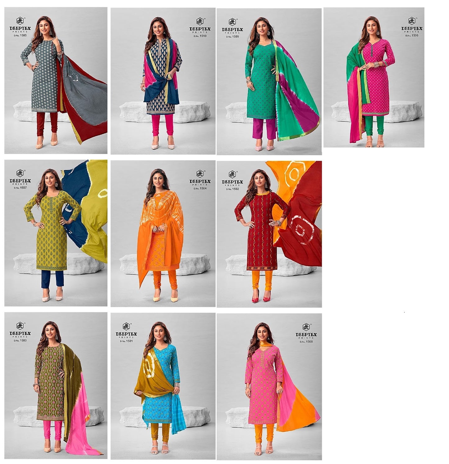 Tradition Vol 15 Deeptex Prints Pant Style Suits