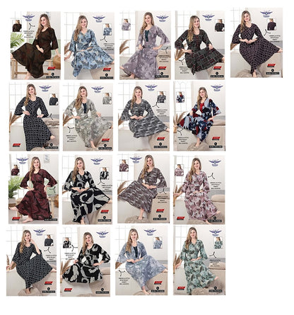 Umbrella 2111 Grab It Rayon Night Gowns