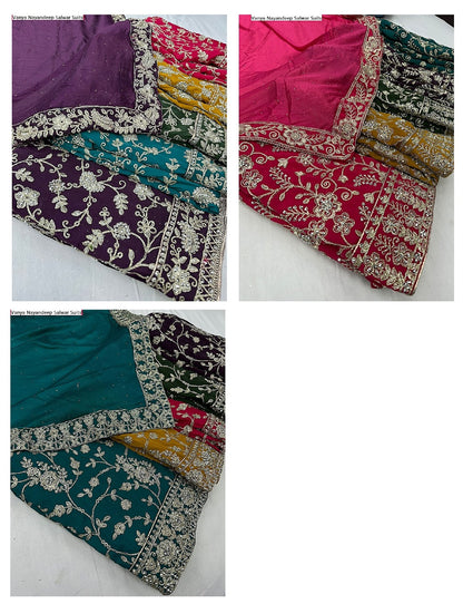Vanya Nayandeep Natural Crape Salwar Suits