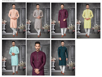 Vol 128 Outluk Cotton Mens Kurta Pajama