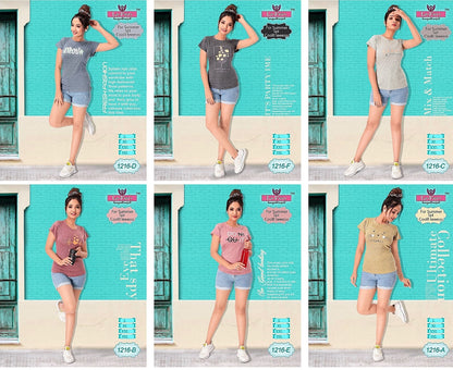 Vol 1416 La Fairy Hosiery Sinker Women Tshirt