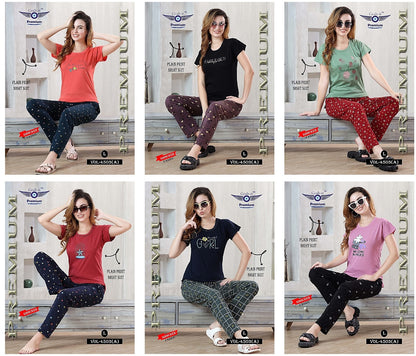 Vol 4503 A Grab It Sincker Pyjama Night Suits