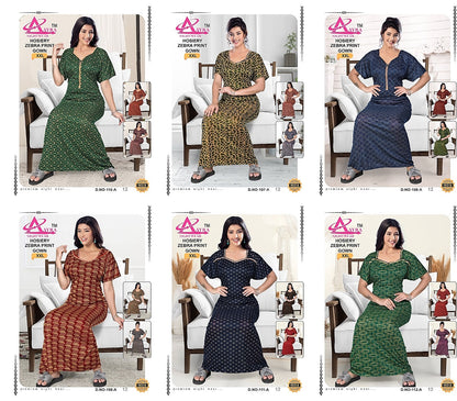 Xxl-1402 Aayra Hosiery Night Gowns