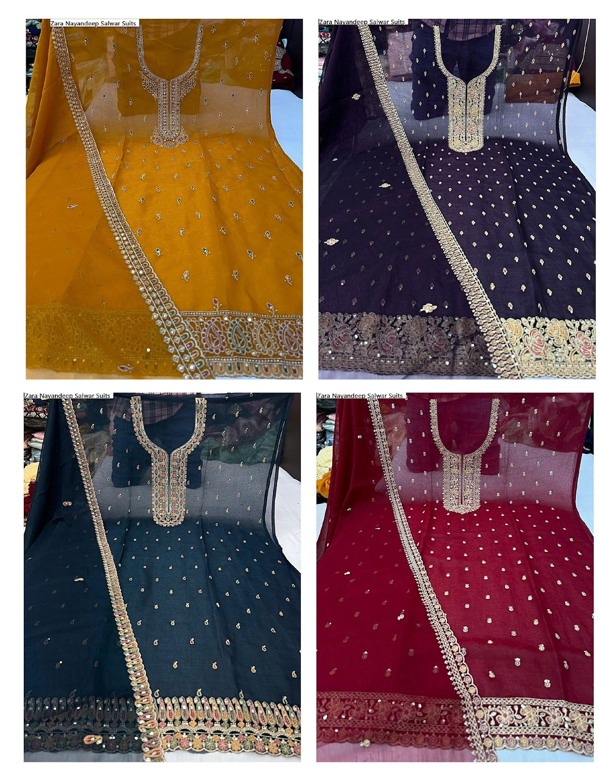 Zara Nayandeep Simmer Salwar Suits