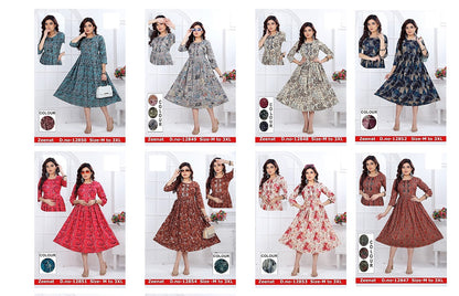 Zeenat Zoya Anarkali Kurtis