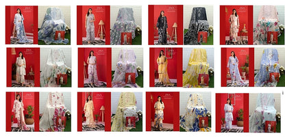 Ziva Vol 5 Gull Jee Lawn Original Pakistani Suits
