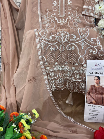 Aabirah Vol 1-5072 Alk Georgette Pakistani Salwar Suits