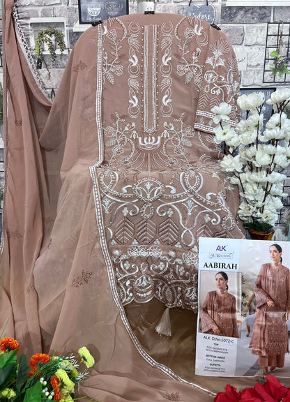 Aabirah Vol 1-5072 Alk Georgette Pakistani Salwar Suits