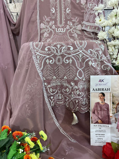 Aabirah Vol 1-5072 Alk Georgette Pakistani Salwar Suits
