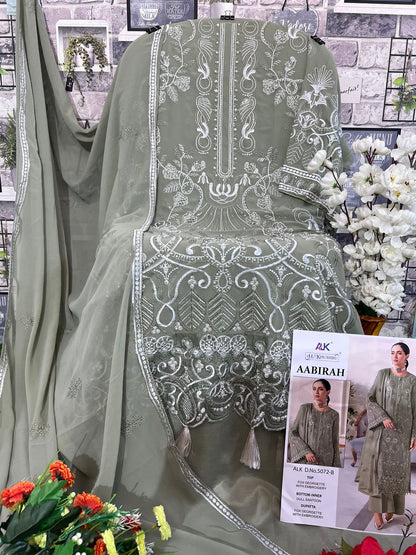 Aabirah Vol 1-5072 Alk Georgette Pakistani Salwar Suits