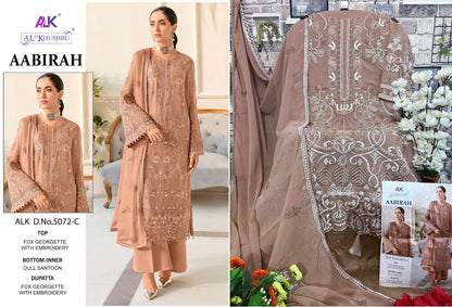 Aabirah Vol 1-5072 Alk Georgette Pakistani Salwar Suits