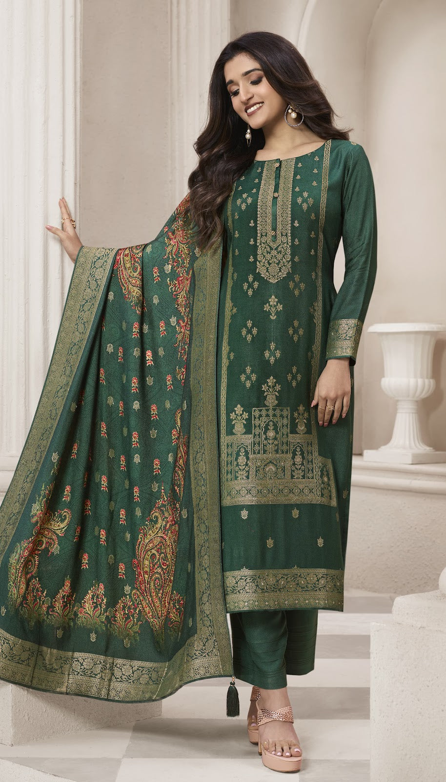 Aadhira Vol 6 Kervin Vinay Fashion Llp Pashmina Suits