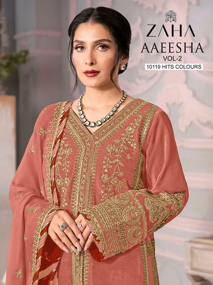 Aaeesha Vol 2- 10119 Zaha Georgette Pakistani Salwar Suits