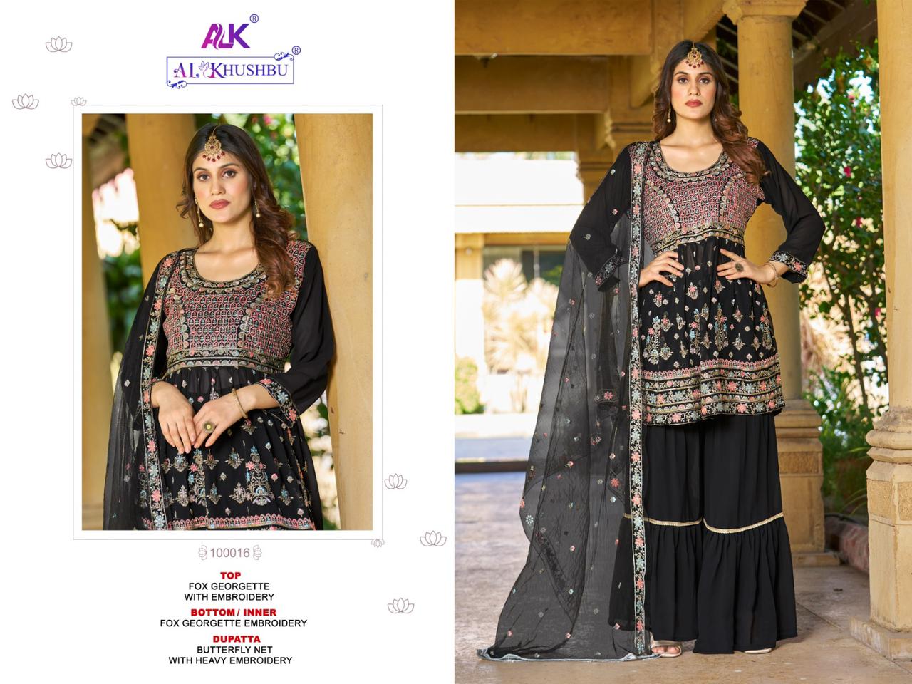 Aaina Vol 1 Alk Fox Georgette Pakistani Readymade Suits