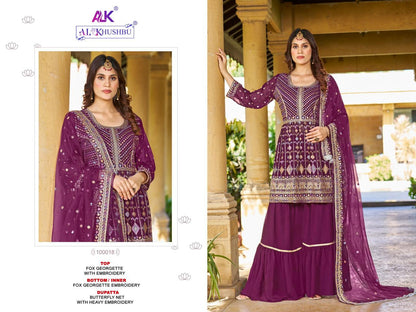 Aaina Vol 1 Alk Fox Georgette Pakistani Readymade Suits