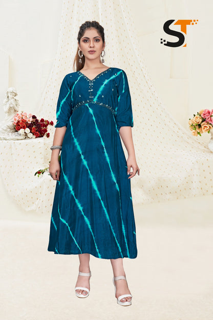 Aaliya Cut Salas Long Kurtis