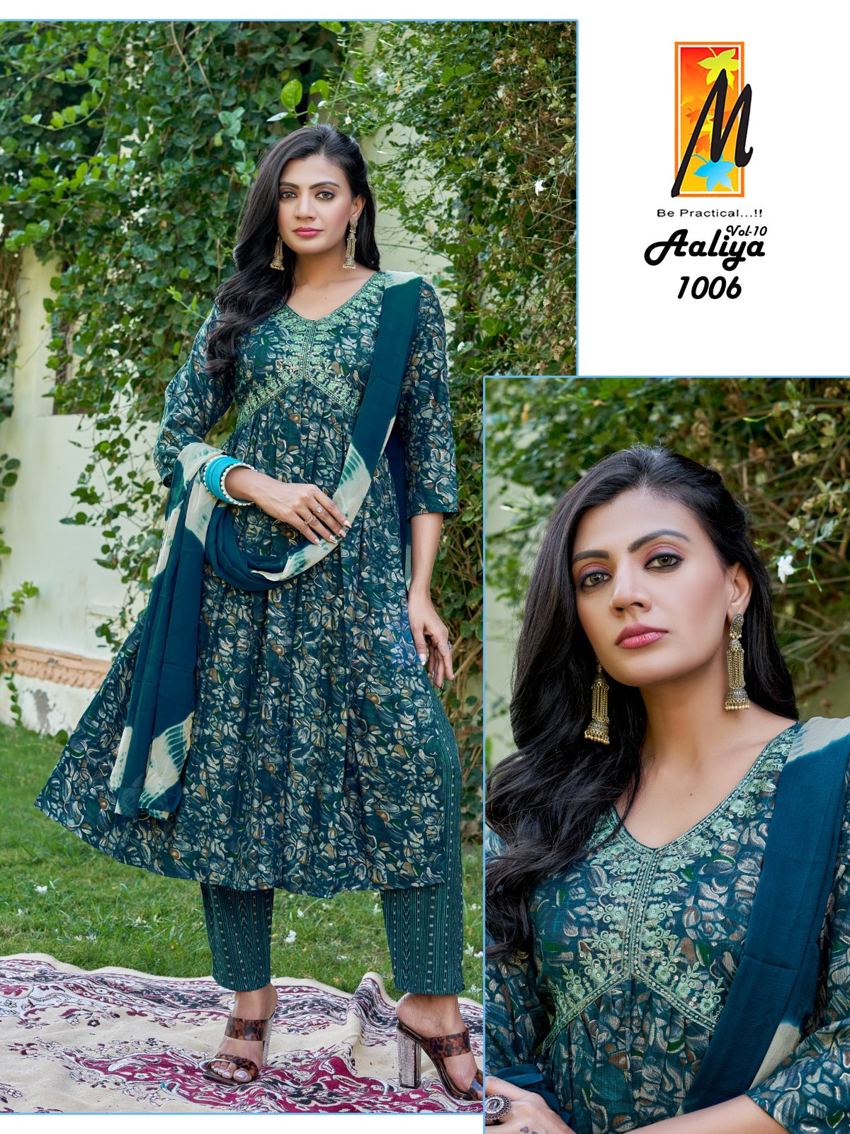 Aaliya Vol 10 Manjeera Capsule Readymade Pant Style Suits