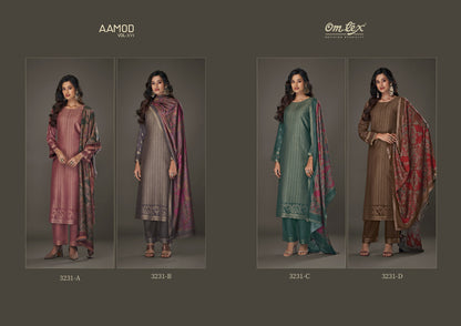 Aamod-Xvi Omtex Pashmina Suits