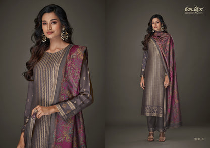 Aamod-Xvi Omtex Pashmina Suits