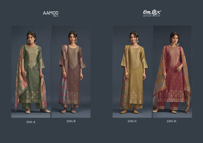 Aamod Vol 4 Omtex Pashmina Suits