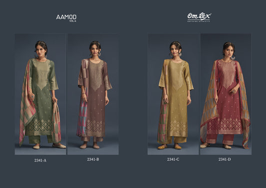 Aamod Vol 4 Omtex Pashmina Suits