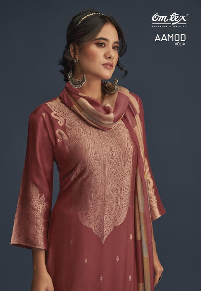 Aamod Vol 4 Omtex Pashmina Suits