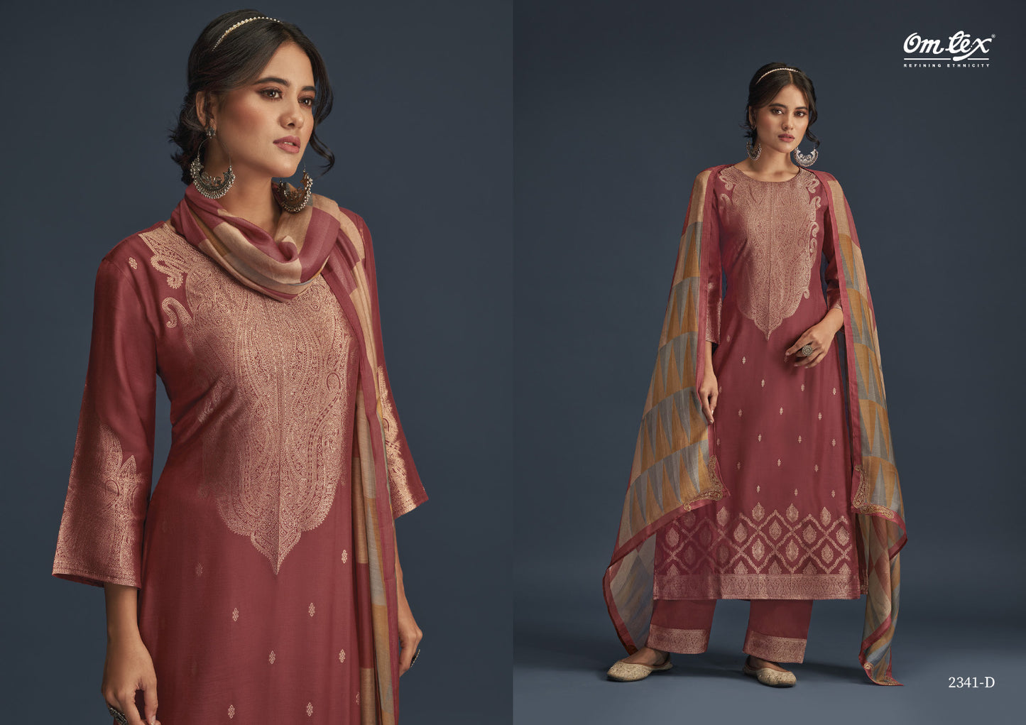 Aamod Vol 4 Omtex Pashmina Suits