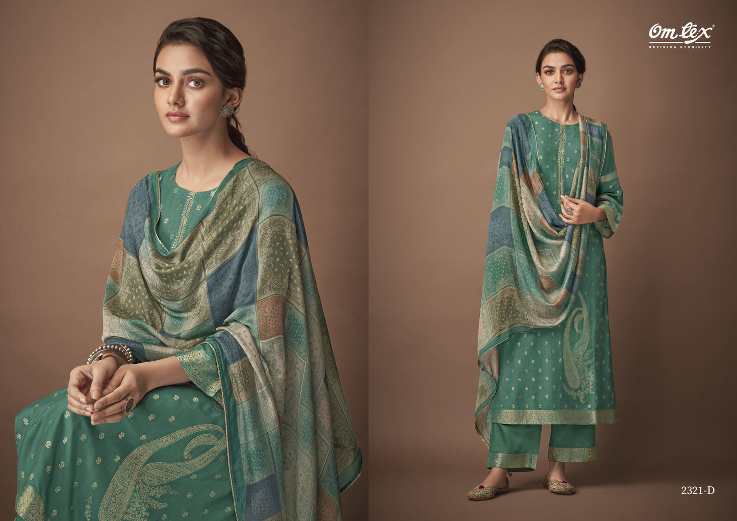 Aamod Vol 6 Omtex Pashmina Suits