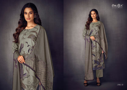 Aamod Vol Vii Omtex Musleen Pant Style Suits