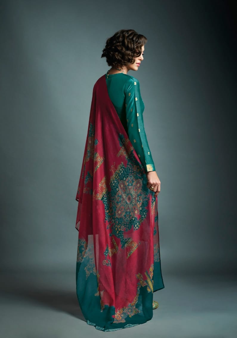 Aamod Vol Xvii Omtex Muslin Pant Style Suits