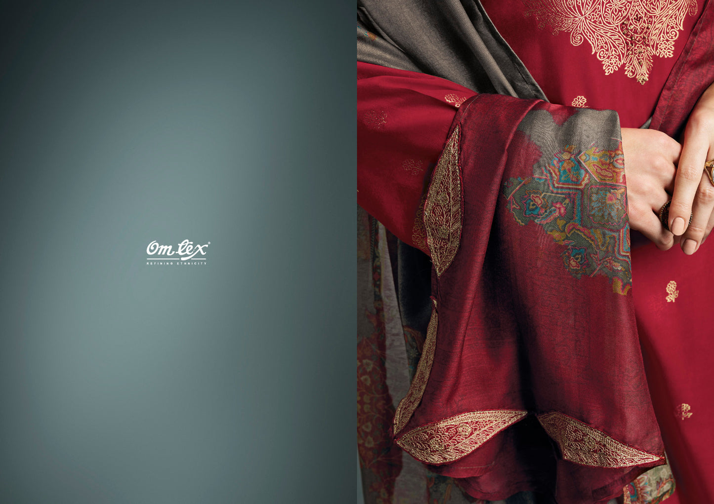 Aamod Vol Xvii Omtex Muslin Pant Style Suits