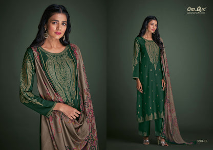 Aamod Vol Xiii Omtex Pashmina Suits