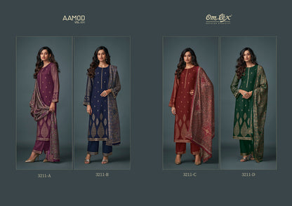 Aamod Xiv Omtex Pashmina Suits