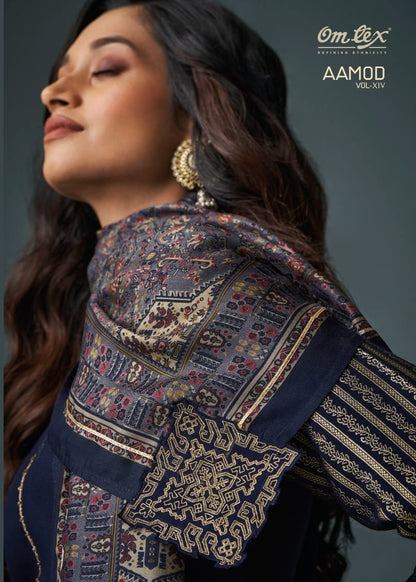 Aamod Xiv Omtex Pashmina Suits