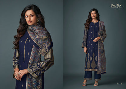 Aamod Xiv Omtex Pashmina Suits