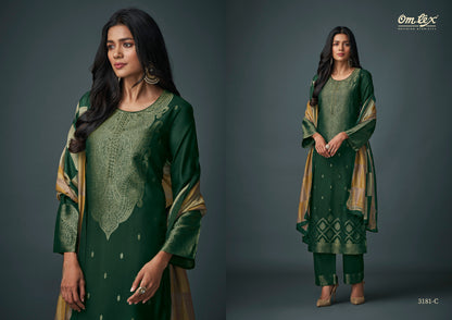 Aamod Xl Omtex Muslin Plazzo Style Suits