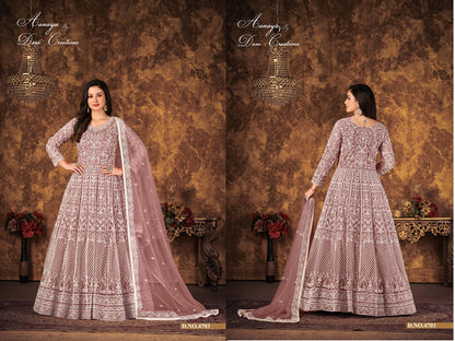 Aanaya Vol 147 Dani Creation Net Anarkali Salwar Suits
