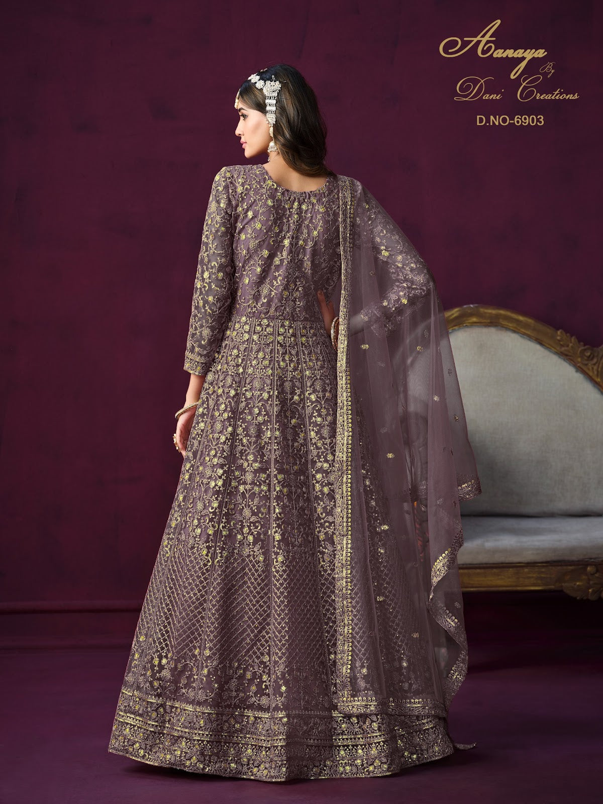 Aanaya Vol 169-6900 Dani Creation Net Anarkali Salwar Suits